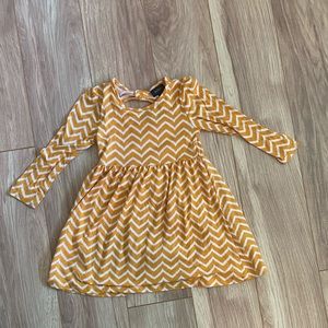 Picapino chevron toddler dress